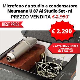 Microfono Professionale Neumann U87Ai Studio Set