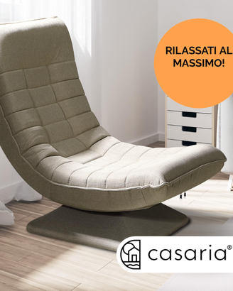 Poltrona Relax da Lettura con Schienale Regolabile