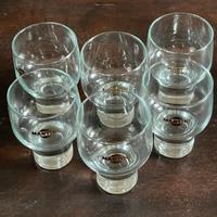 6 Coppette da cocktail / bicchieri MARTINI anni 70