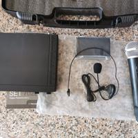 DOPPIO RADIOMICROFONO VHF KARMA SET 7022PL-B
