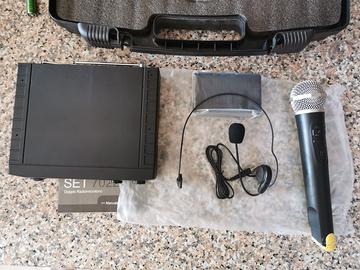 DOPPIO RADIOMICROFONO VHF KARMA SET 7022PL-B