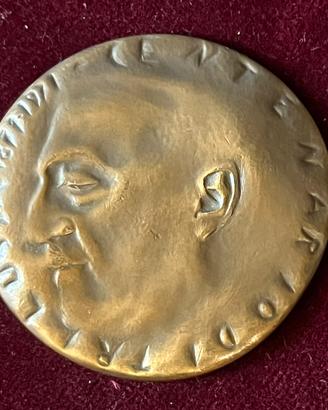 MEDAGLIA COMM.VA IN BRONZO CENT.IO DI TRILUSSA