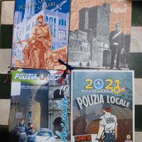 4 calendari polizia municipale Cagliari e polizia 