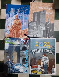 4 calendari polizia municipale Cagliari e polizia 