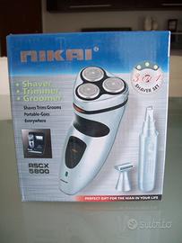 Set Rasoio Elettrico ricaricabile 3in1 e valigetta