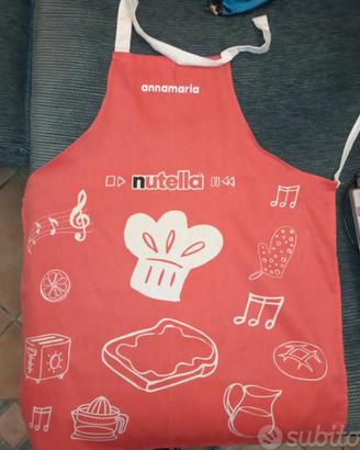 Grembiule Nutella personalizzato con nome Annamari