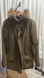 Parka GAMP Verde Militare - Interno Lana/Pile