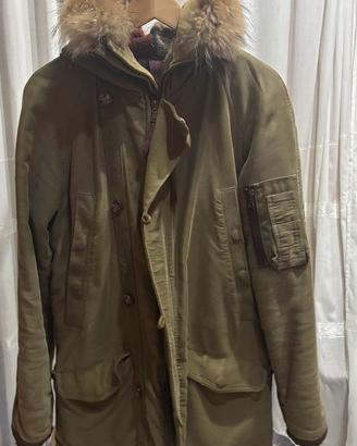 Parka GAMP Verde Militare - Interno Lana/Pile