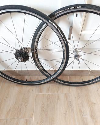 coppia ruote Shimano Durace wh7801 