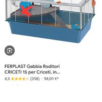 Gabbia criceto,piccoli roditori 