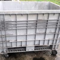 Contenitore usato plastica con ruote Cm 117X80X65