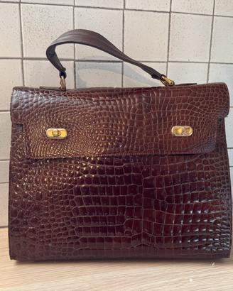 Borsa vitello stampato