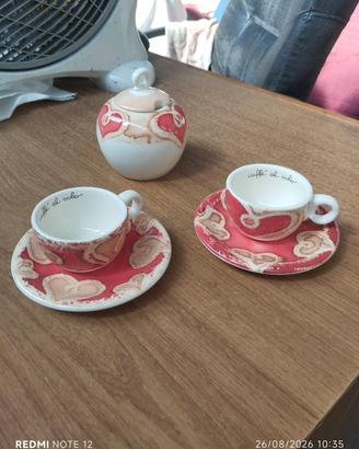set tazzine Thun con zuccheriera come nuovo 