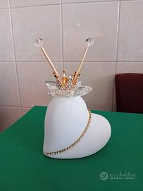 Profumatore d'ambiente a cuore in ceramica