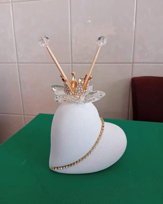 Profumatore d'ambiente a cuore in ceramica