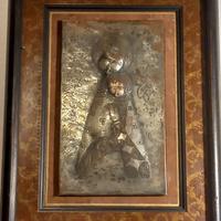 Quadro, piastra Celeste Gallinaro