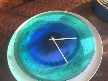 Orologio vetro murano anni 60