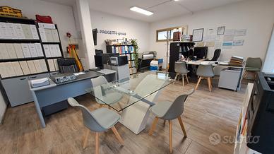 Spazio scrivania in ufficio condiviso