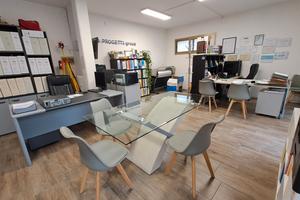 Spazio scrivania in ufficio condiviso