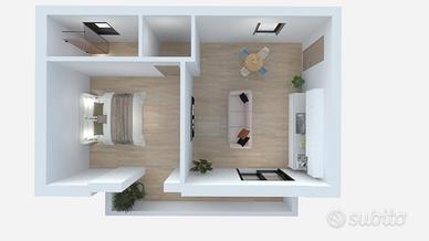 Bilocale con balcone