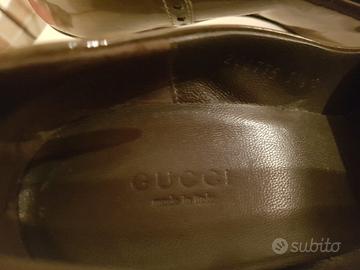 scarpa tacco Gucci tg 37,5 verde oliva