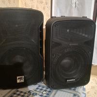 coppia casse audio attive 
