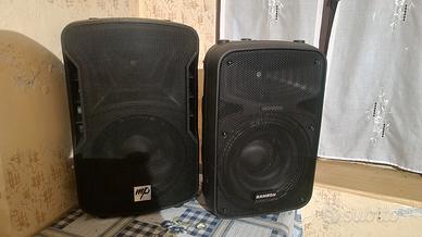 coppia casse audio attive 