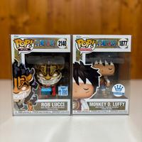 Funko POP Luffy #1877 Rob Lucci #2140 – One Piece.