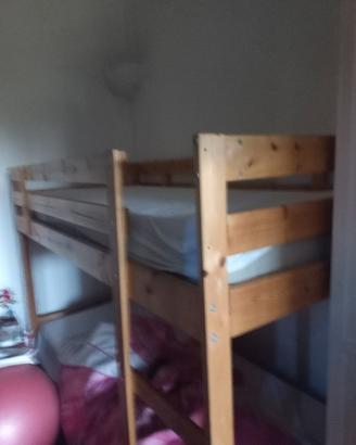 Letto a castello Mydal + materassi