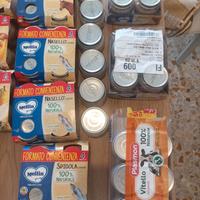 Stock omogeneizzati pappa Bimbo bambino