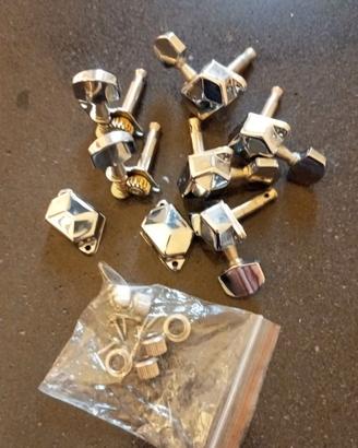 Meccaniche Peavey in linea per chitarra (6R)
