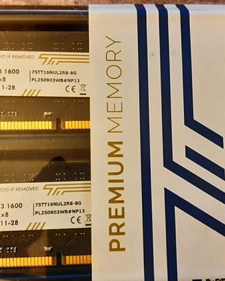 RAM DDR3 KIT 16Gb (8G X 2)