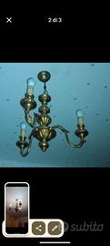 lampadario a tre luci