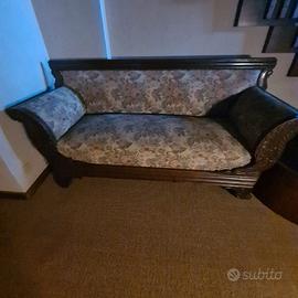 Divano antico in noce fine ’800 / inizio ’900