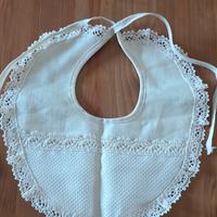 bavaglino Tela Aida Punto Croce Ricamo 