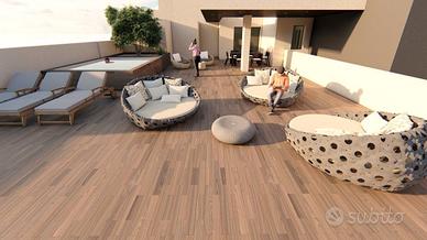 Quadrivano con piscina privata e doppia terrazza