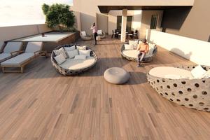 Quadrivano con piscina privata e doppia terrazza