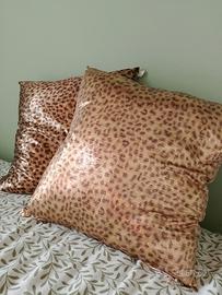 Cuscini Maculati Oro e Marrone