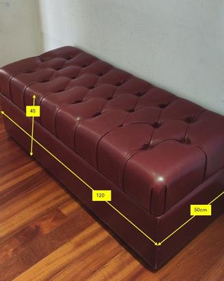Pouf Cassapanca Contenitore Chesterfield