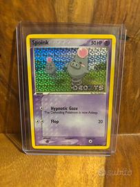 Spoink  EX Deoxys 76/107  STAMP Holo Pokemon  ENG