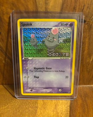Spoink  EX Deoxys 76/107  STAMP Holo Pokemon  ENG