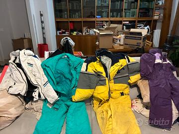 Tute e sci completi da adulto e bambino