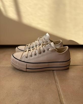 Converse platform in pelle n.36.5