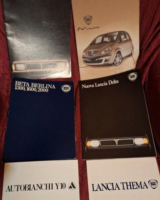 Cataloghi Lancia e Autobianchi