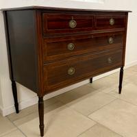 Cassettone inglese ciliegio fine ‘800