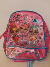 Zainetto LOL Rock rosa nuovo originale 