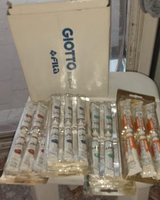 Lotto tubetti di tempera Giotto FILA 12 ml - Nuovi