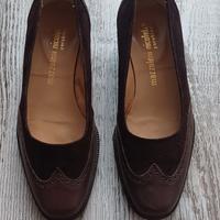 Scarpe decolleté vero cuoio n. 35