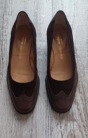 Scarpe decolleté vero cuoio n. 35