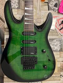 Chitarra Elettrica Challenge VP Green Burst HSS